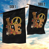 Thanksgiving Garden Flag Peace Sign Love Turkey Hand - Wonder Print Shop
