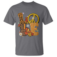 Thanksgiving T Shirt Peace Sign Love Turkey Hand - Wonder Print Shop