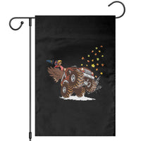 Thanksgiving Turkey Garden Flag Riding Monster Truck Boys Kids - Wonder Print Shop