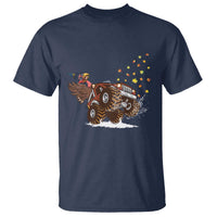Thanksgiving Turkey T Shirt Riding Monster Truck Boys Kids - Wonder Print Shop