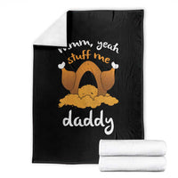 Funny Thanksgiving Throw Blanket Turkey Stuff Me Daddy Adult Humor - Wonder Print Shop