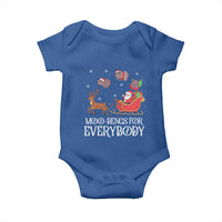 Christmas Moo Deng Baby Onesie Moo-deng For Everybody Funny Xmas Santa