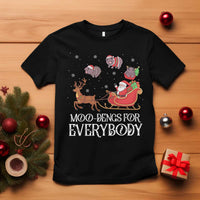 Christmas Moo Deng T Shirt Moo-deng For Everybody Funny Xmas Santa - Wonder Print Shop