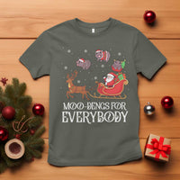 Christmas Moo Deng T Shirt Moo-deng For Everybody Funny Xmas Santa - Wonder Print Shop