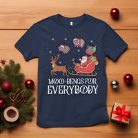 Christmas Moo Deng T Shirt Moo-deng For Everybody Funny Xmas Santa - Wonder Print Shop
