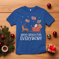 Christmas Moo Deng T Shirt Moo-deng For Everybody Funny Xmas Santa - Wonder Print Shop