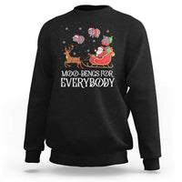 Christmas Moo Deng Sweatshirt Moo-deng For Everybody Funny Xmas Santa - Wonder Print Shop