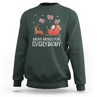 Christmas Moo Deng Sweatshirt Moo-deng For Everybody Funny Xmas Santa - Wonder Print Shop