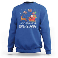 Christmas Moo Deng Sweatshirt Moo-deng For Everybody Funny Xmas Santa - Wonder Print Shop