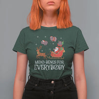 Christmas Moo Deng T Shirt For Women Moo-deng For Everybody Funny Xmas Santa - Wonder Print Shop