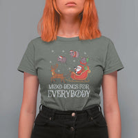 Christmas Moo Deng T Shirt For Women Moo-deng For Everybody Funny Xmas Santa - Wonder Print Shop