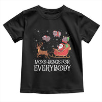 Christmas Moo Deng Toddler T Shirt Moo-deng For Everybody Funny Xmas Santa