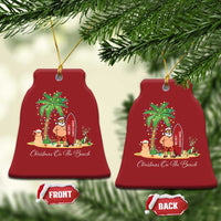 Hawaii Christmas Ornament Christmas On The Beach Holiday Xmas Palm Tree - Wonder Print Shop