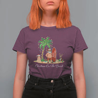 Hawaii Christmas T Shirt For Women Christmas On The Beach Holiday Xmas Palm Tree - Wonder Print Shop