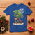 Mele Kalikimaka Hawaiian Christmas T Shirt Deck The Palms Holiday Flamingo Beach Family Vacation In Hawaii - Wonder Print Shop