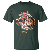 Funny Thanksgiving T Shirt Turkey Moo Cow Lovers - Wonder Print Shop