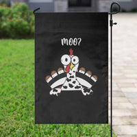 Funny Thanksgiving Garden Flag Turkey Moo Cow Farmer Gift - Wonder Print Shop