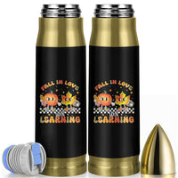 Autumn Teacher Bullet Tumbler Retro Fall In Love With Learning Thanksgiving Pumpkin - Wonder Print Shop