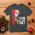 Funny Christmas Santa T Shirt I Saw That Vintage Retro Style - Wonder Print Shop