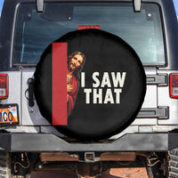 Funny Jesus I Saw That Spare Tire Cover Retro Christian Meme