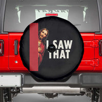 Funny Jesus I Saw That Spare Tire Cover Retro Christian Meme