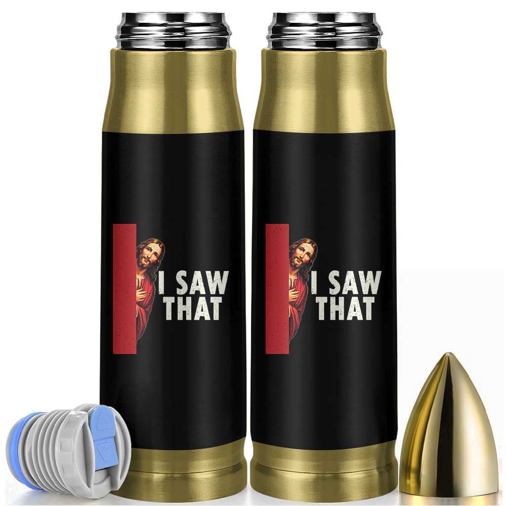 Funny Jesus I Saw That Bullet Tumbler Retro Christian Meme