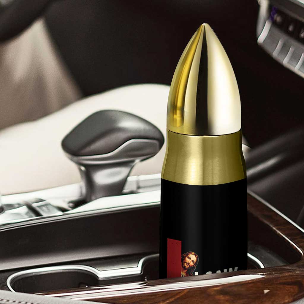 Funny Jesus I Saw That Bullet Tumbler Retro Christian Meme