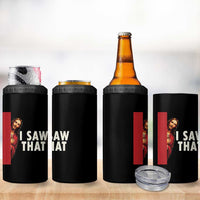 Funny Jesus I Saw That 4 in 1 Can Cooler Tumbler Retro Christian Meme