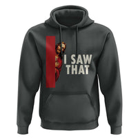 Funny Jesus I Saw That Hoodie Retro Christian Meme