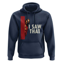 Funny Jesus I Saw That Hoodie Retro Christian Meme