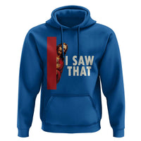 Funny Jesus I Saw That Hoodie Retro Christian Meme