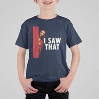 Funny Jesus I Saw That T Shirt For Kid Retro Christian Meme