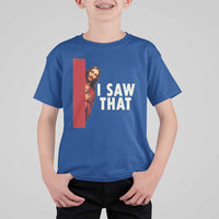 Funny Jesus I Saw That T Shirt For Kid Retro Christian Meme