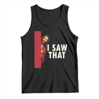 Funny Jesus I Saw That Tank Top Retro Christian Meme
