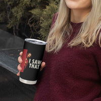 Funny Jesus I Saw That Tumbler Cup Retro Christian Meme