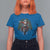 Christmas Motorcycle T Shirt For Women Santa Biker Riding Motorcycle - Wonder Print Shop