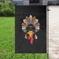 Funny Turkey Face Garden Flag Family Matching Native Hat Cute Fall Thanksgiving - Wonder Print Shop