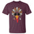 Funny Turkey Face T Shirt Family Matching Native Hat Cute Fall Thanksgiving - Wonder Print Shop