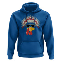 Funny Turkey Face Hoodie Thanksgiving Family Group Native American Costumes - Wonder Print Shop