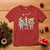 Christmas Cow T Shirt Cow Lover Xmas Gifts - Wonder Print Shop