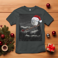 Merry Christmas T Shirt Santa To The Moon - Wonder Print Shop