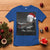 Merry Christmas T Shirt Santa To The Moon - Wonder Print Shop