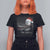Merry Christmas T Shirt For Women Santa To The Moon - Wonder Print Shop