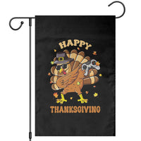 Funny Thanksgiving Garden Flag Dabbing Gamer Turkey - Wonder Print Shop