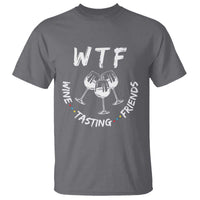 Thanksgiving Friends T Shirt WTF Wine Tasting Friends Drinking Club - Wonder Print Shop