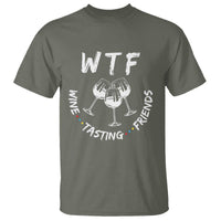 Thanksgiving Friends T Shirt WTF Wine Tasting Friends Drinking Club - Wonder Print Shop