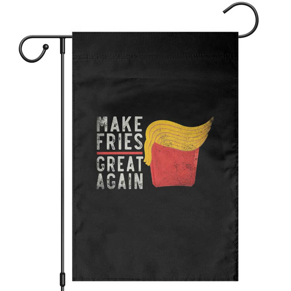 Funny Fries Garden Flag Vintage Make Fries Great Again