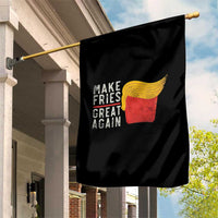 Funny Fries Garden Flag Vintage Make Fries Great Again