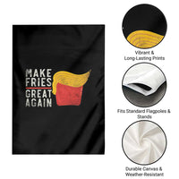 Funny Fries Garden Flag Vintage Make Fries Great Again