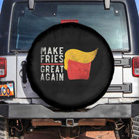 Funny Fries Spare Tire Cover Vintage Make Fries Great Again
